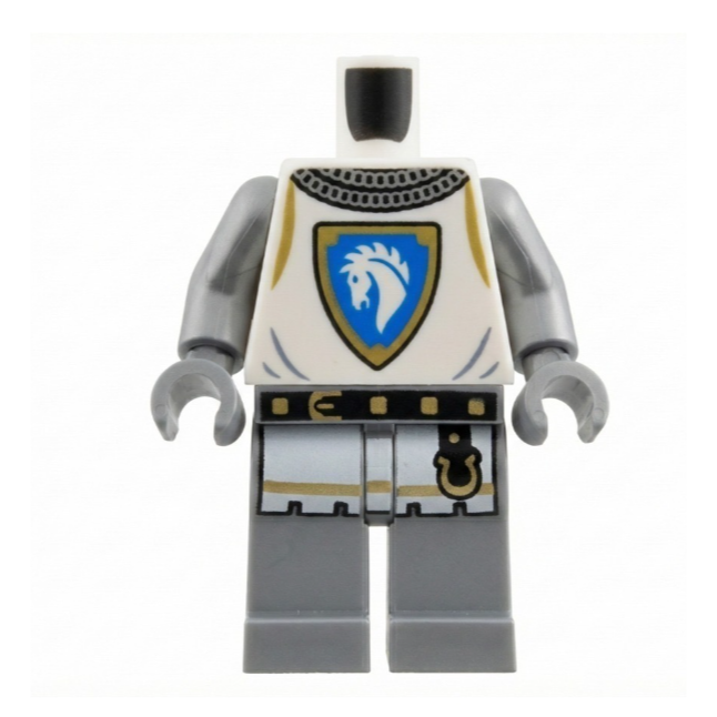 QKQK / 全新現貨 LEGO 31168  白馬士兵軍服 樂高城堡系列-規格圖1