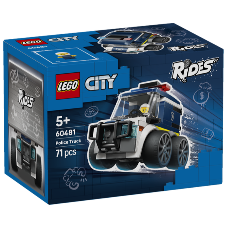 QKQK / 全新現貨 開發票 LEGO寶寶車 60481警用卡車 60482消防車 60483工程裝載機 樂高城市系列-規格圖4