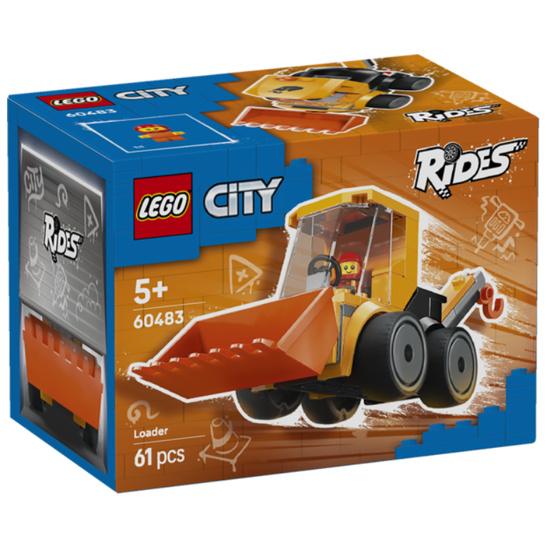 QKQK / 全新現貨 開發票 LEGO寶寶車 60481警用卡車 60482消防車 60483工程裝載機 樂高城市系列-規格圖4