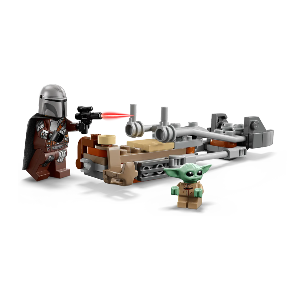 QKQK / 全新現貨 開發票 LEGO 75436 曼達洛人和古古的飛行摩托車 樂高星際大戰系列-細節圖3