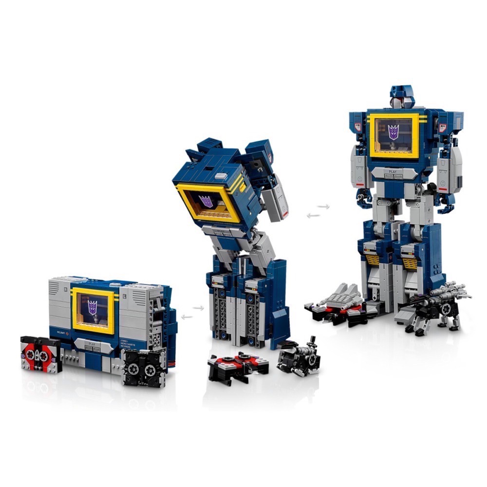 QKQK / 全新現貨 開發票 LEGO 10358 Transformers：音波 樂高icons系列-細節圖5