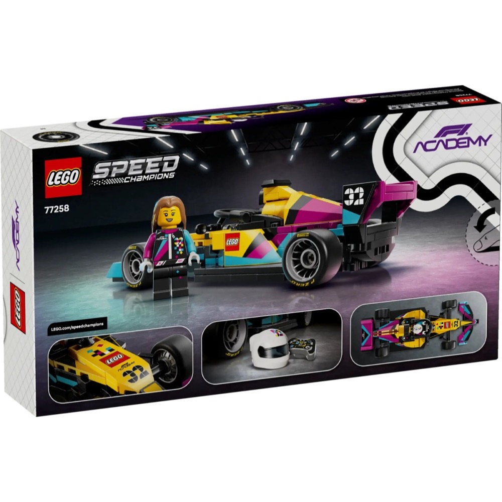 QKQK / 全新現貨 開發票 LEGO 77258 F1 ACADEMY™ LEGO® 賽車 樂高SPEED系列-細節圖2
