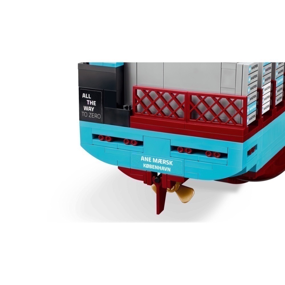 QKQK / 全新現貨 開發票 LEGO 40955 馬士基雙燃料貨櫃船 樂高icons系列-細節圖5