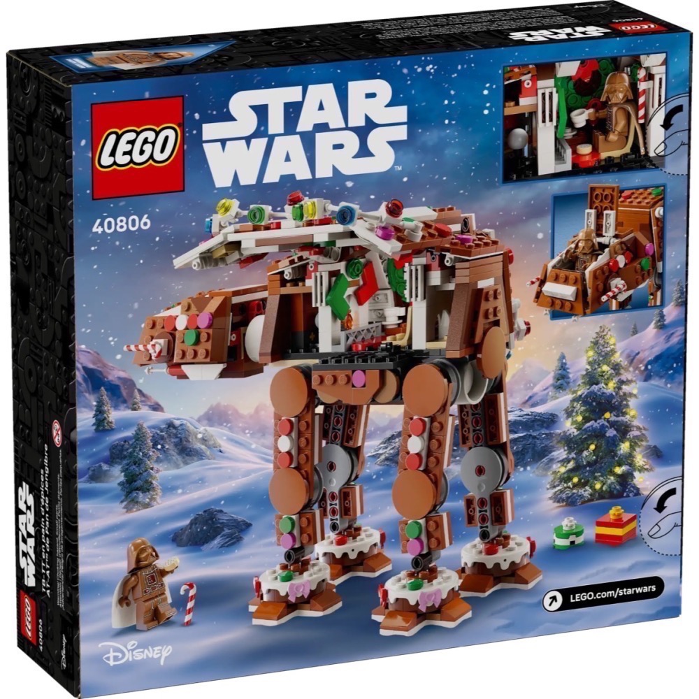 QKQK / 全新現貨 開發票 LEGO 40806 薑餅 AT-AT™ 步行機 樂高星際大戰系列-細節圖2
