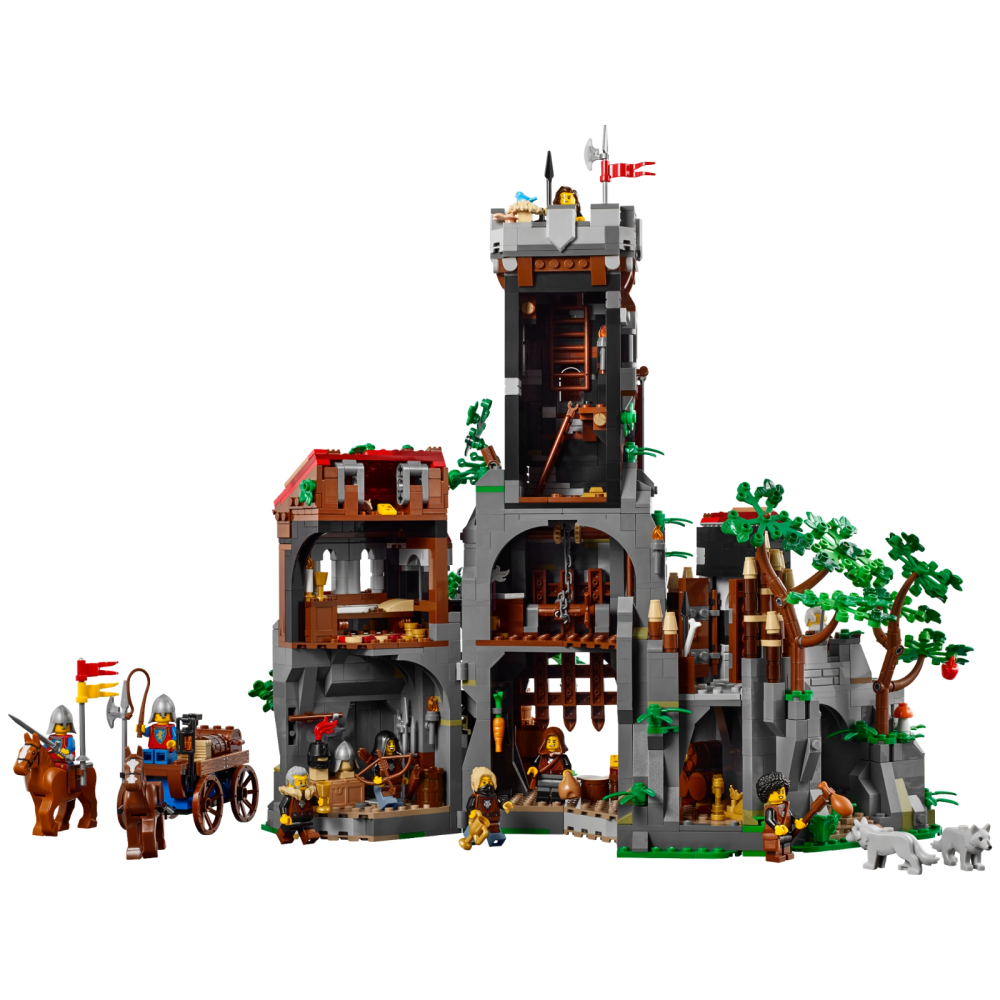 QKQK / 免運 全新現貨 開發票 LEGO 910057 狼堡 亡命森林巢穴 樂高bricklink系列-細節圖4