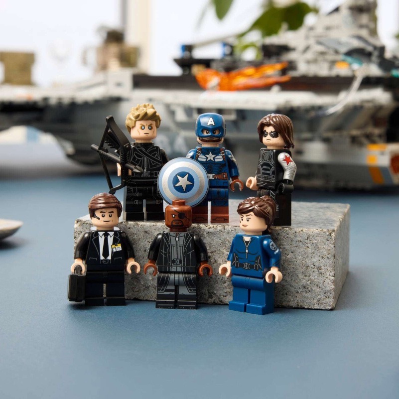 QKQK / 全新現貨 開發票 LEGO 76354 神盾局飛空母艦 樂高漫威系列-細節圖7