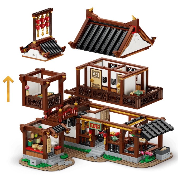 QKQK / 全新現貨 開發票 LEGO 80121 古代賞月客棧 樂高新春系列-細節圖5