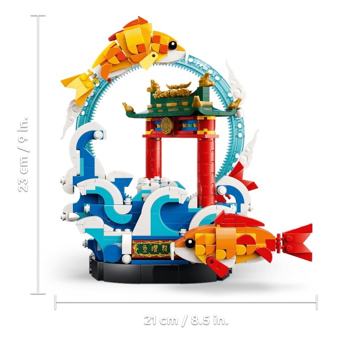 QKQK / 全新現貨 開發票 LEGO 80120 魚躍龍門 樂高新春系列-細節圖5