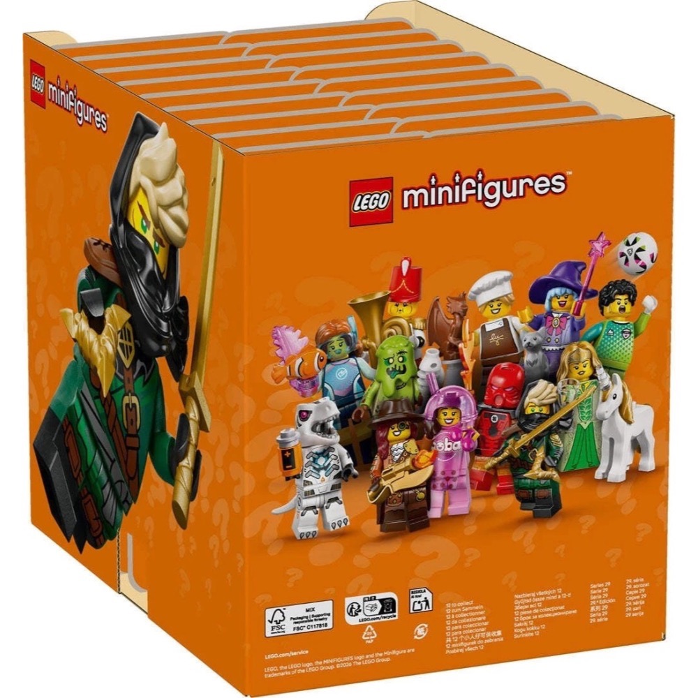 QKQK / 配率三套 開發票 LEGO 71052 人偶包 一箱 第29代 樂高人偶抽抽樂系列-細節圖2