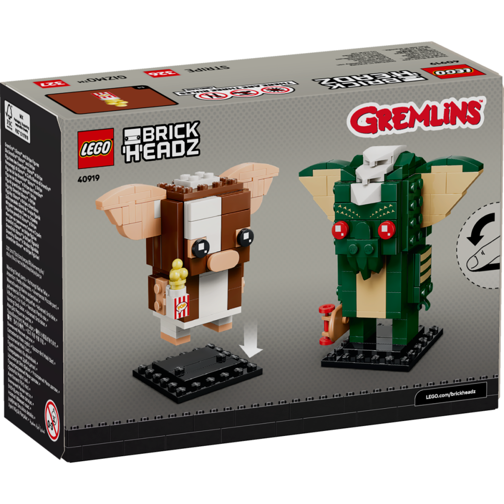 QKQK / 全新現貨 開發票 LEGO 40919 小精靈 Gizmo™ 和 Stripe 玩偶 樂高大頭系列-細節圖2