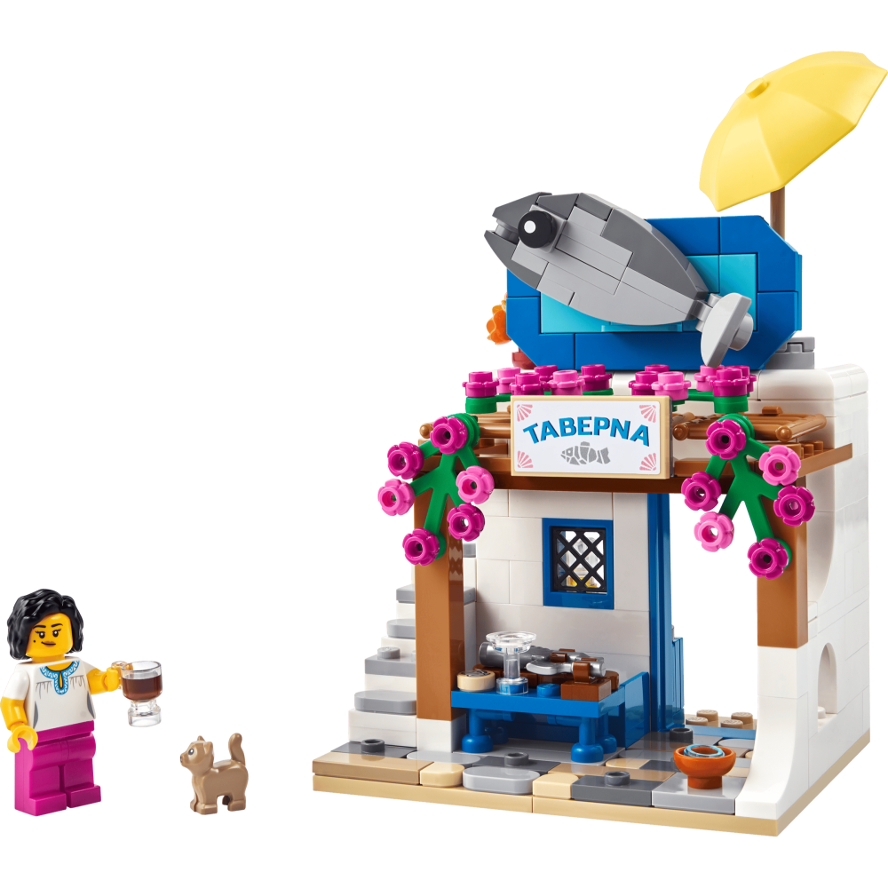 ❗️盒況優 當天速出❗️ 開發票 LEGO 40908 世界餐廳：希臘 樂高滿額贈系列 / QKQK-細節圖3