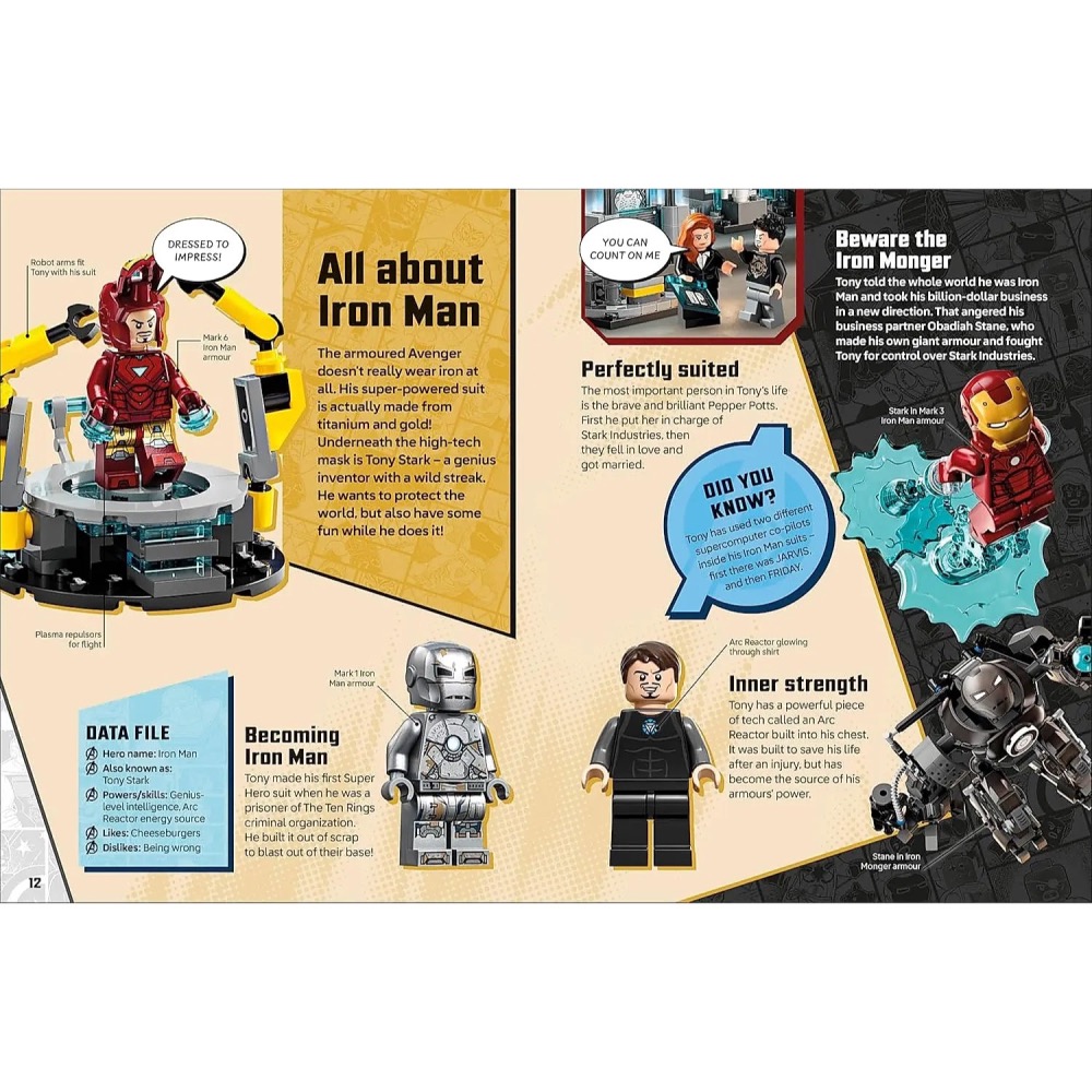 QKQK / 全新現貨 開發票 LEGO Marvel Secrets of the Avengers 樂高書籍系列-細節圖3