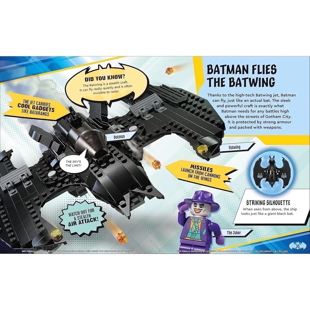 QKQK / 全新預購 開發票 LEGO Batman Adventures in GothamCity 樂高書籍系列-細節圖3