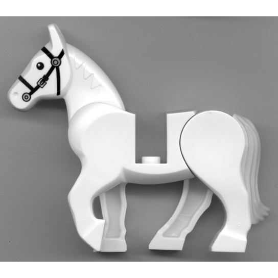 QKQK / 全新現貨 開發票 LEGO 80121 10352c01pb06 白馬 樂高動物系列-細節圖2