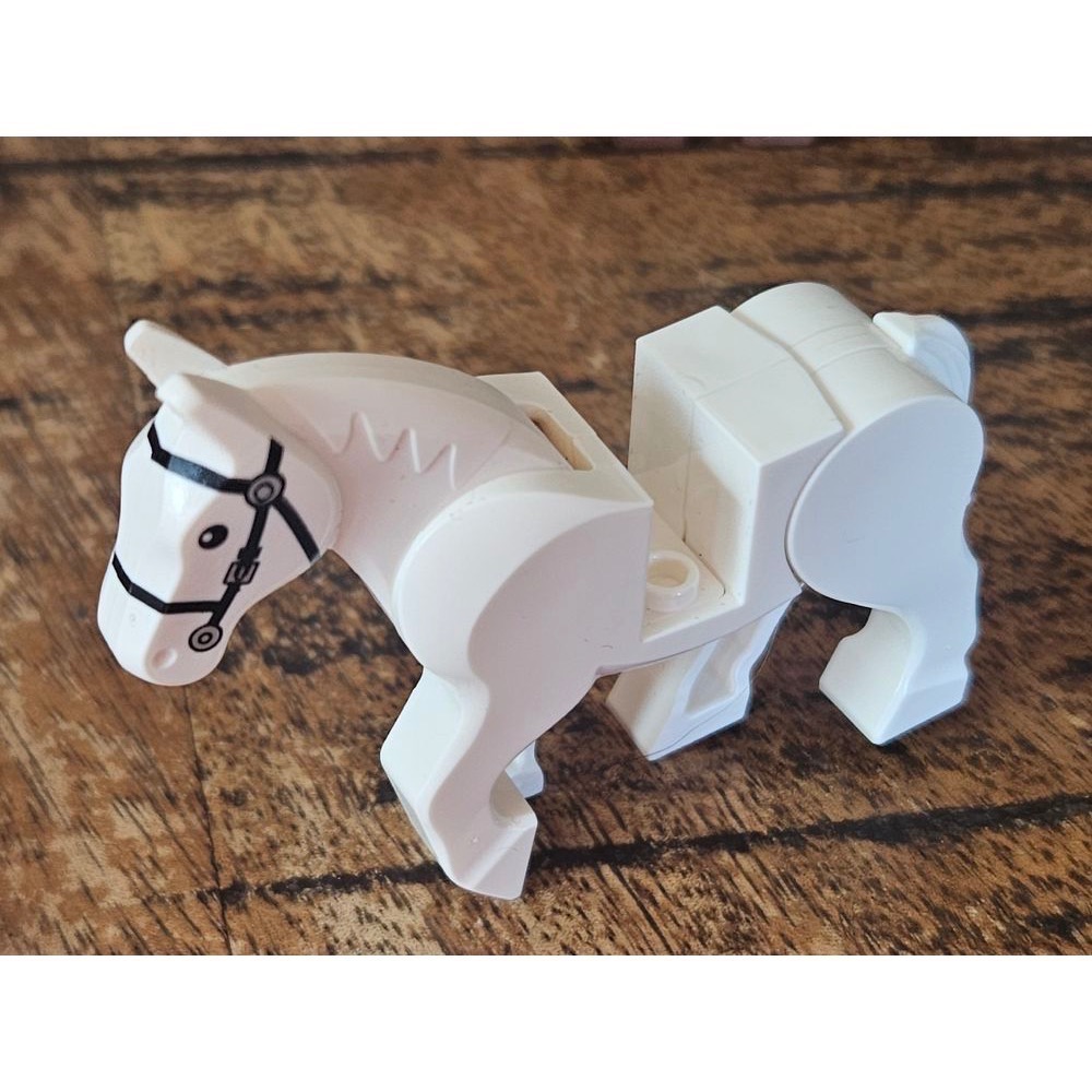 QKQK / 全新現貨 開發票 LEGO 80121 10352c01pb06 白馬 樂高動物系列-細節圖3