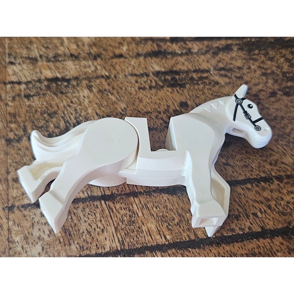 QKQK / 全新現貨 開發票 LEGO 80121 10352c01pb06 白馬 樂高動物系列-細節圖4