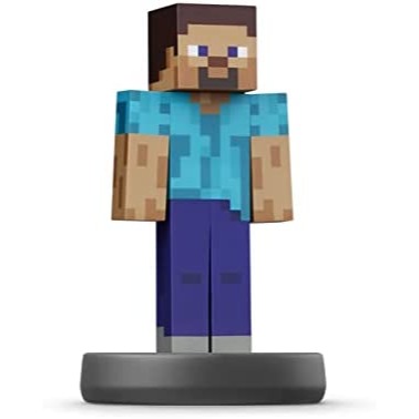 【月光魚】全新現貨 amiibo STEVE 史提夫 當個創世神 我的世界 Minecraft 任天堂明星大亂鬥 NS-細節圖3