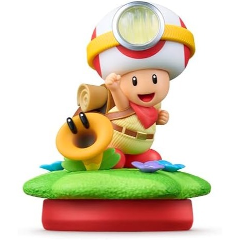 【月光魚 電玩部】全新現貨 amiibo 奇諾比奧隊長 & 閒聊花花 超級瑪利歐系列 驚奇 NS2-細節圖3