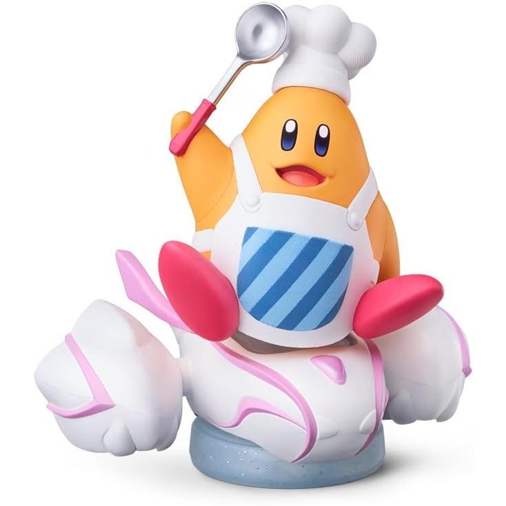 【月光魚】全新現貨 amiibo 廚師川崎 & 跳躍之星 卡比的馭天飛行者 卡比的馭天飛行者系列 星之卡比 NS2-細節圖3