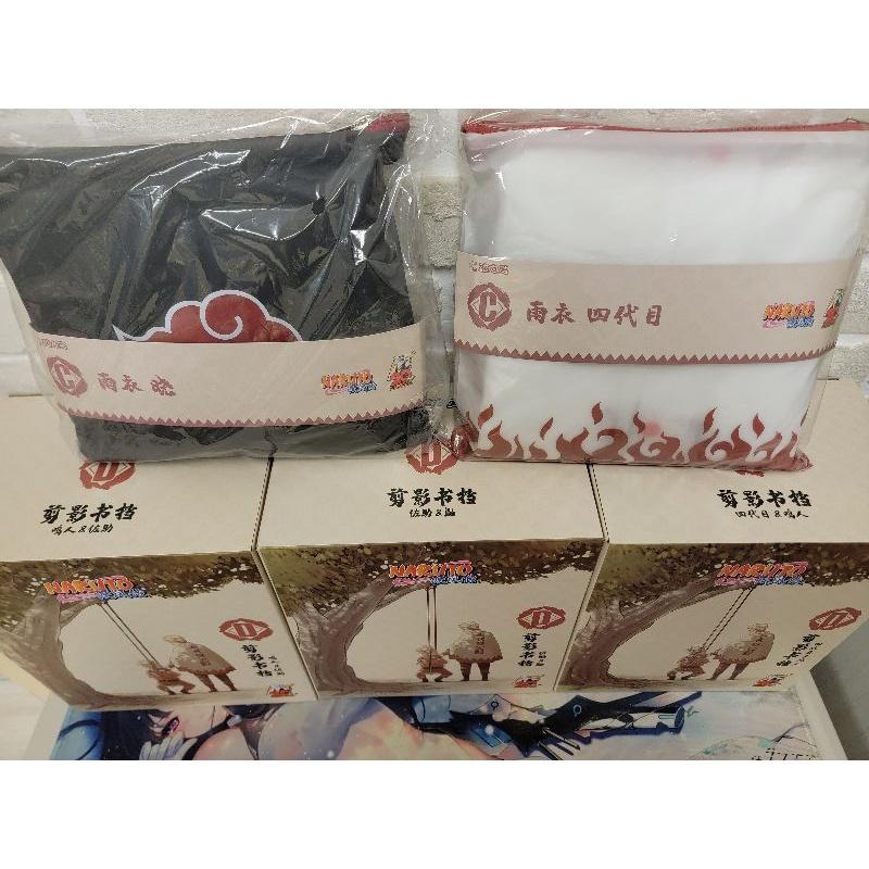 火影忍者 20週年 一番賞 磁力賞 C賞 四代目 曉 雨衣 D賞 鳴人＆佐助 佐助＆鼬 四代目＆鳴人 剪影書擋 書架-細節圖2