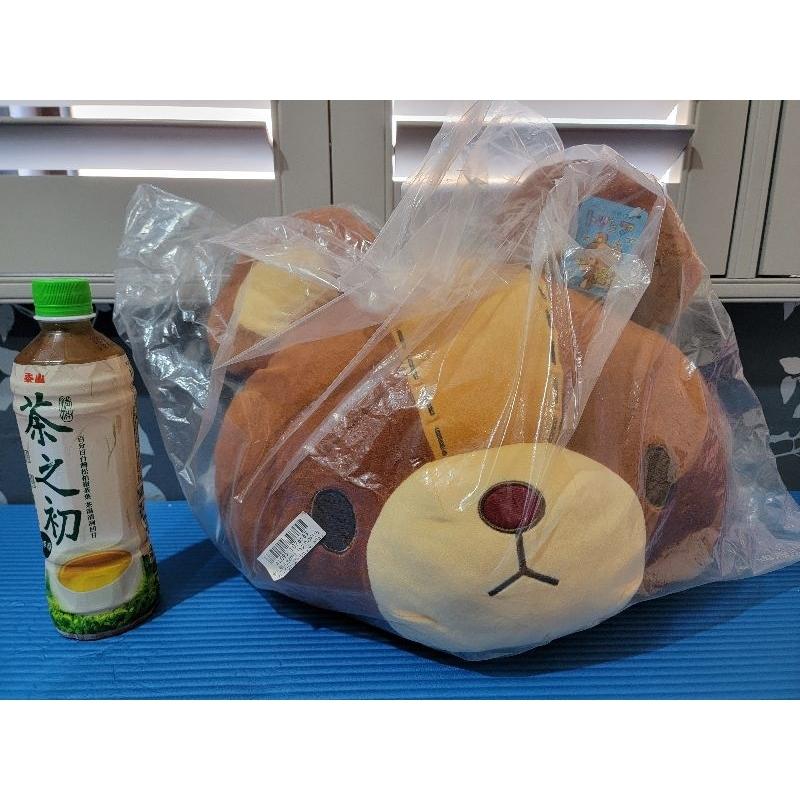 日本正版景品娃娃 芝麻街 艾蒙 發條熊 抱枕 黑貓 全新有吊牌-細節圖2