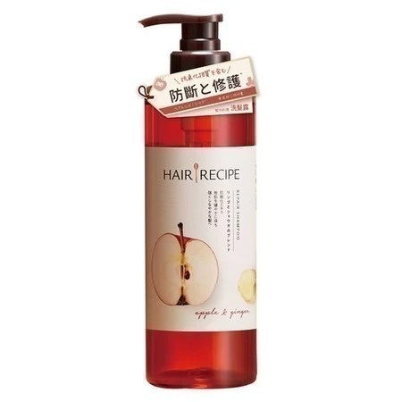 HAIR RECIPE 髮的食譜 蘋果生薑 綠茶柚子 奇異果無花果 蜂蜜石榴 洗髮精 洗髮乳 潤髮乳 530ml/瓶-規格圖7