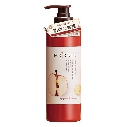 HAIR RECIPE 髮的食譜 蘋果生薑 綠茶柚子 奇異果無花果 蜂蜜石榴 洗髮精 洗髮乳 潤髮乳 530ml/瓶-規格圖7