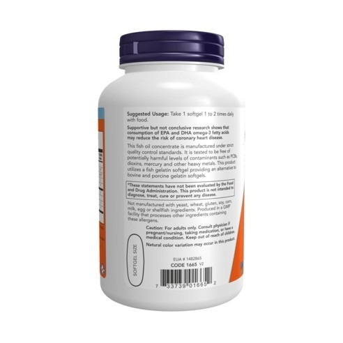 NOW Foods Ultra Omega 3軟膠囊 180顆 1罐-細節圖3