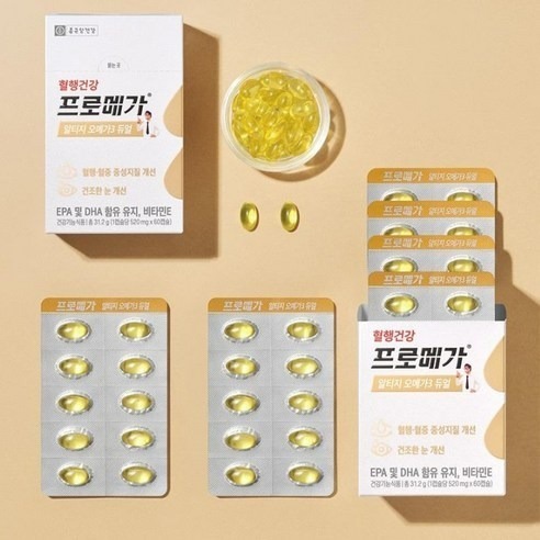 Chong Kun Dang 鍾根堂 rTG Omega-3雙效魚油軟膠囊 60顆 × 1盒-細節圖3