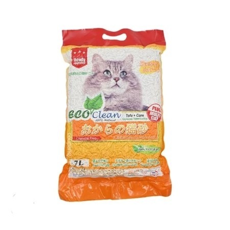 ECO Clean 豆腐貓砂 原味 綠茶 玉米 活性碳 7L 1袋-規格圖2