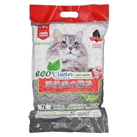 ECO Clean 豆腐貓砂 原味 綠茶 玉米 活性碳 7L 1袋-規格圖2