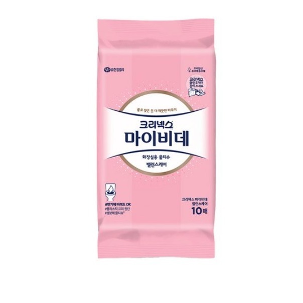 【韓版】Kleenex 舒潔 女性用掀蓋型可沖濕式衛生紙 濕紙巾 40抽/包-規格圖9