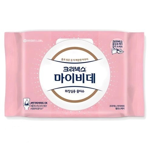 【韓版】Kleenex 舒潔 女性用掀蓋型可沖濕式衛生紙 濕紙巾 40抽/包-規格圖9