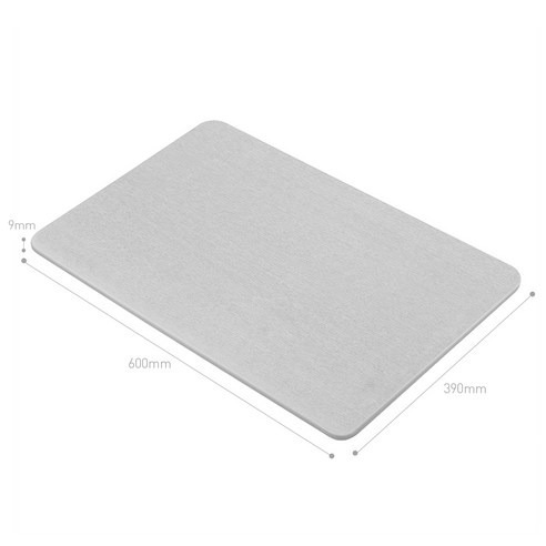 comet 硅藻土腳踏墊 灰色 M(45*35*0.9cm) L(60*39*0.9cm) 1個-規格圖8