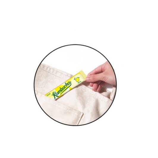 TEAZEN 茶禪 康普茶沖泡飲 檸檬口味 添加12種乳酸菌和益生元 粉末條狀獨立小包裝 冰水即溶 5g 30條 1盒-細節圖4