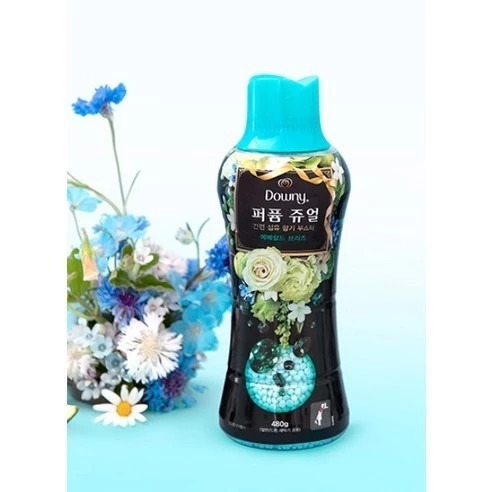 Downy 衣物芳香豆 紅寶石牡丹 翡翠微風香 紫水晶漿果 480g × 1瓶-細節圖5