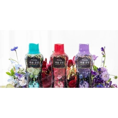 Downy 衣物芳香豆 紅寶石牡丹 翡翠微風香 紫水晶漿果 480g × 1瓶-細節圖6