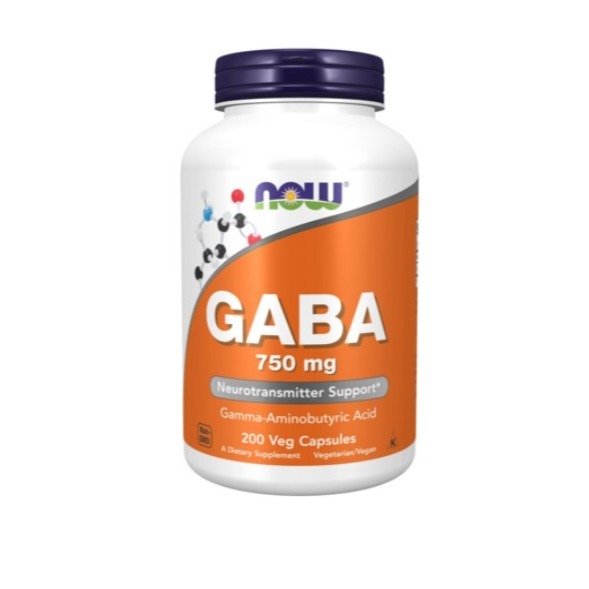 NOW Foods GABA素食膠囊 750mg 200顆 1罐-規格圖3