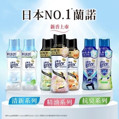 Lenor 蘭諾 衣物芳香豆 清晨草木 特大補充包 1.3L 1包-細節圖3