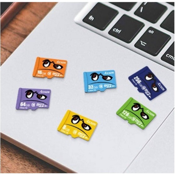 Axxen 卡通圖案Micro SD記憶卡 8GB 32GB 64GB 128GB 256GB-細節圖2
