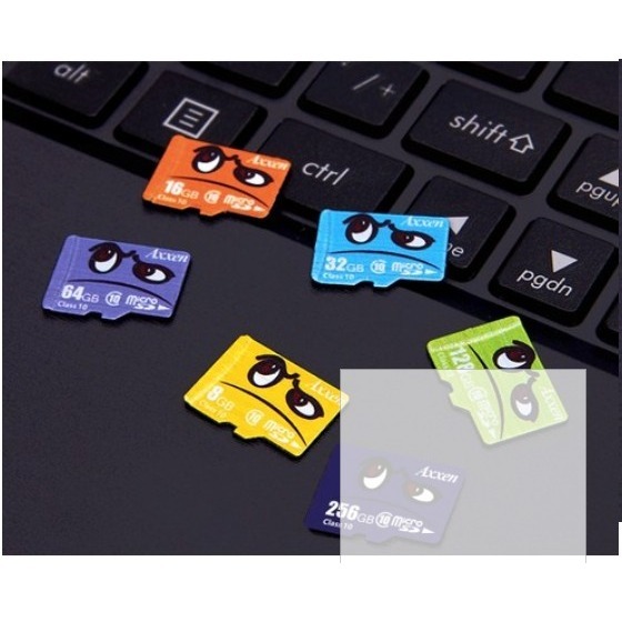 Axxen 卡通圖案Micro SD記憶卡 8GB 32GB 64GB 128GB 256GB-細節圖3