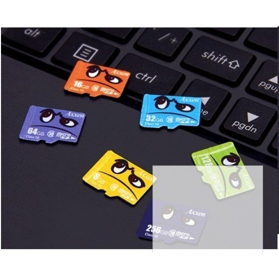 Axxen 卡通圖案Micro SD記憶卡 8GB 32GB 64GB 128GB 256GB-細節圖3