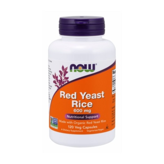 NOW Foods 紅麴素食膠囊 600mg 240顆 × 1罐-規格圖3