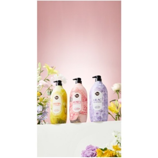 Shower mate Flower Perfume沐浴露 沐浴乳 玫瑰&櫻花香 900g 1個【韓國熱銷沐浴乳】-細節圖3