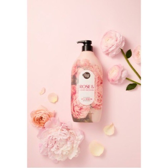 Shower mate Flower Perfume沐浴露 沐浴乳 玫瑰&櫻花香 900g 1個【韓國熱銷沐浴乳】-細節圖4