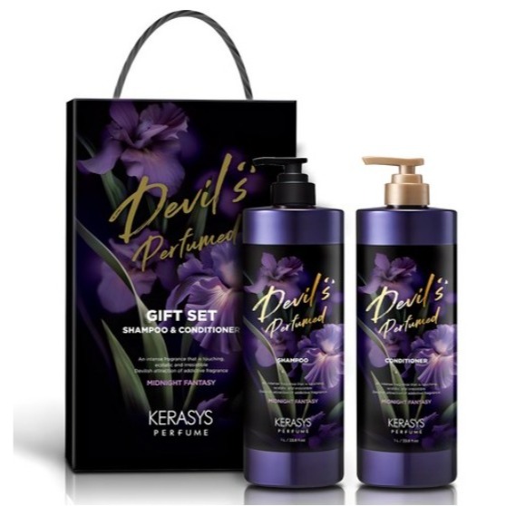 KERASYS 可瑞絲 香氛洗髮精 華麗麝香 1L+潤髮乳1L 1套 午夜幻想香氛洗髮精 1L+護髮乳 1L 1組-規格圖6