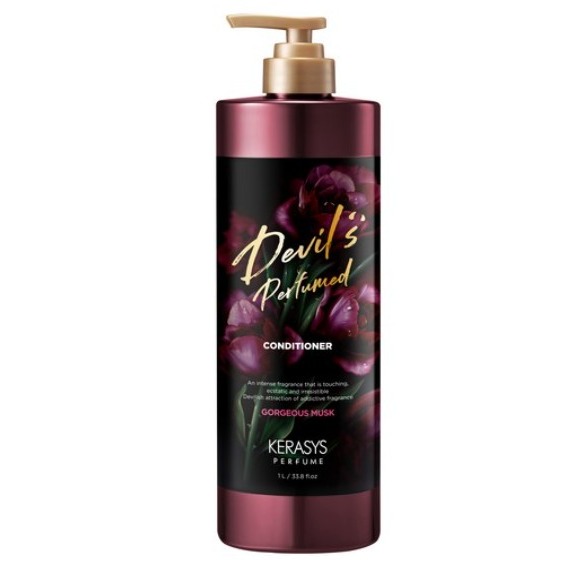 KERASYS 可瑞絲 香氛洗髮精 華麗麝香 1L+潤髮乳1L 1套 午夜幻想香氛洗髮精 1L+護髮乳 1L 1組-規格圖6