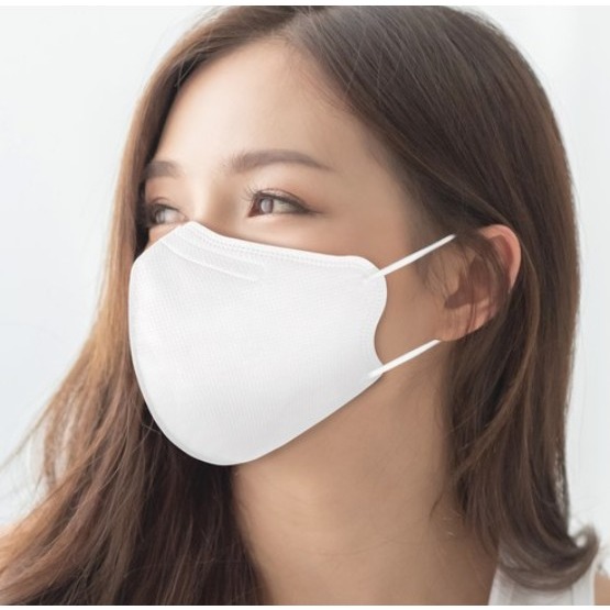 comet 日常KF94鳥嘴型口罩 L 25片 4袋 白色-細節圖4