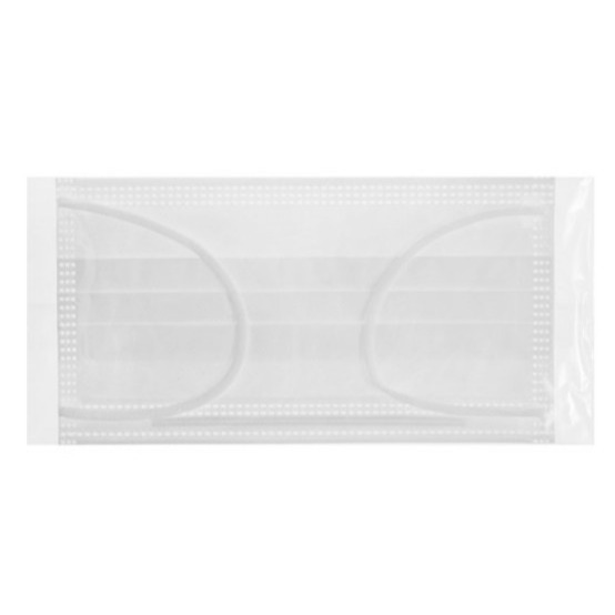 comet 成人舒適平面口罩 獨立包裝 KF-AD 50片 1盒 白色-細節圖2