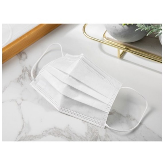 comet 成人舒適平面口罩 獨立包裝 KF-AD 50片 1盒 白色-細節圖3